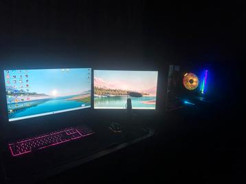 High End gaming setup! 2 monitors 165HZ! beschikbaar voor biedingen