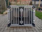 Dubbele autobench Petbox L, Dieren en Toebehoren, Hondenbenches, Ophalen, Gebruikt
