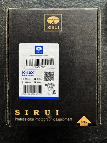 Sirui K-40X Statiefkop Balhoofd beschikbaar voor biedingen