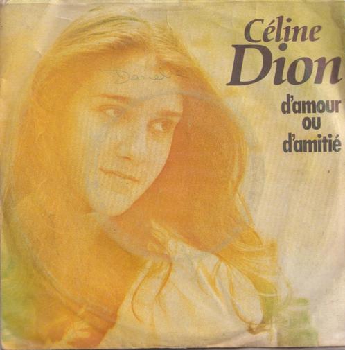 Céline Dion – D’amour ou d’amitié / Visa pour les beaux jour, CD & DVD, Vinyles Singles, Utilisé, Single, Pop, 7 pouces, Enlèvement ou Envoi