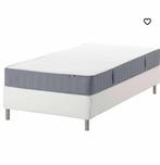 Boxspring ikea 90x200cm grijs met metalen poten, Huis en Inrichting, Slaapkamer | Boxsprings, Ophalen, Gebruikt, 90 cm, Eenpersoons