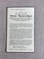 2 Oorlogsslachtoffers Reyniers Ursel +bombardement 1944, Ophalen of Verzenden, Bidprentje