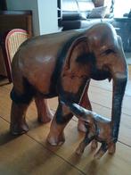 olifant in hardhout, Ophalen of Verzenden, Zo goed als nieuw