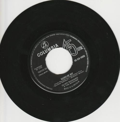 45T vinyl single'Bachelor boy' van Cliff Richard&The Shadows, Cd's en Dvd's, Vinyl Singles, Gebruikt, Single, Pop, 7 inch, Ophalen of Verzenden
