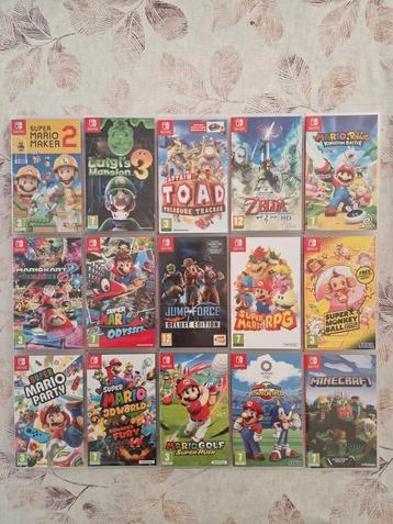 Verschillende Switch games te koop. beschikbaar voor biedingen