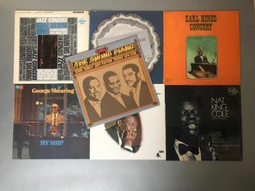 LPs van George Shearing, Nat King Cole, Earl Hines etc beschikbaar voor biedingen
