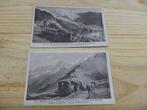 Vintage 2 ansichtkaarten niet gereisd door de Mont-Blanc Rai, Frankrijk, Ongelopen, Ophalen of Verzenden