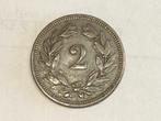 Suisse 2 rappeurs 1893, Timbres & Monnaies, Monnaies | Europe | Monnaies non-euro, Enlèvement ou Envoi