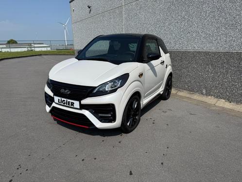 Ligier Js 50 C Ultimate dci multimedia, Auto's, Aixam, Bedrijf, Te koop, Diesel, Automaat, Wit, Leder, Voorwielaandrijving, Verlengde garantie