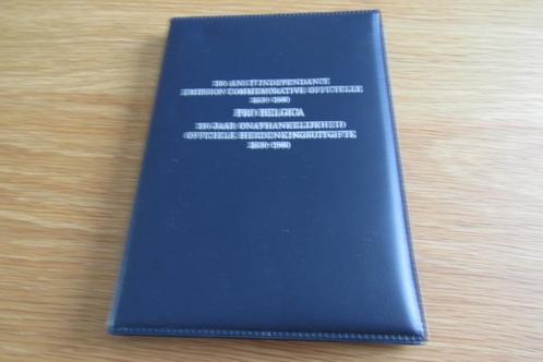 Etui met zilveren penning 150 jaar België, Postzegels en Munten, Munten | België, Zilver, Zilver, Ophalen of Verzenden