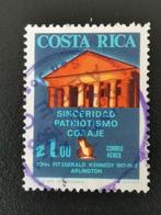 Costa Rica 1965 - Herdenking President Kennedy - Arlington, Postzegels en Munten, Ophalen of Verzenden, Gestempeld, Midden-Amerika