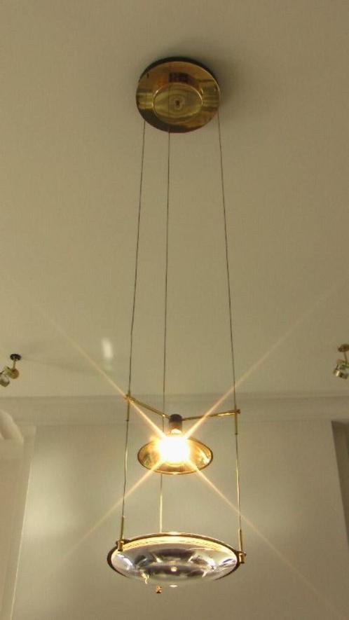 ITALIANSE DESIGN HANGLAMP OCCHIO ANTA, Huis en Inrichting, Lampen | Hanglampen, Zo goed als nieuw, Glas, Metaal, Ophalen