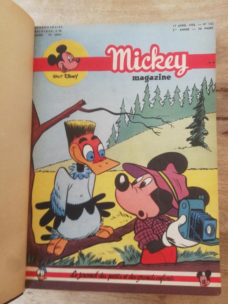 Walt Disney Mickey Magazine 1953 hardcover, Boeken, Stripverhalen, Gelezen, Ophalen of Verzenden