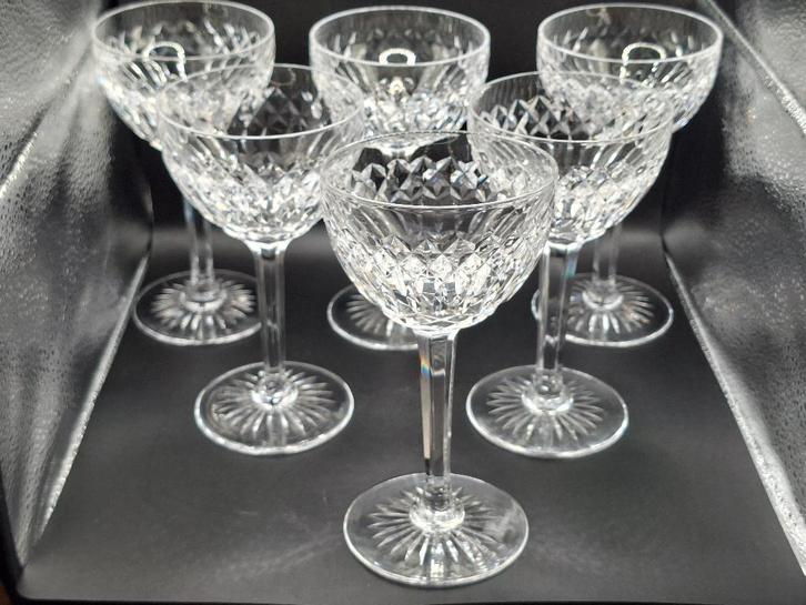 6 verres du Val Saint Lambert, Antiquités & Art, Antiquités | Verre & Cristal, Enlèvement