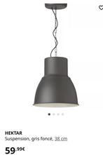 Luminaire, style industriel gris, Enlèvement, Comme neuf, Industriel