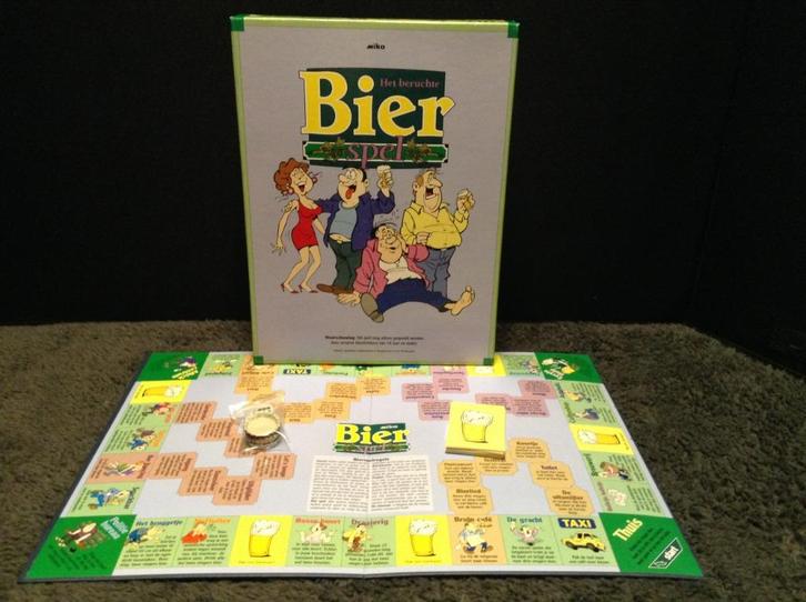 STOPZETTING VERZAMELING Bierspel, Hobby en Vrije tijd, Gezelschapsspellen | Bordspellen, Gebruikt, Ophalen of Verzenden