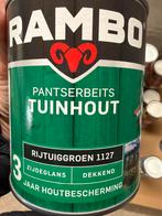 Rambo rijtuiggroen dekkende beits 0,75liter, Ophalen of Verzenden, Nieuw
