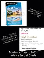 6 jours inoubliables en Espagne, Tickets & Billets, Chèques Hôtel & Bons pour Hôtel, Deux personnes, 3 nuitées ou plus