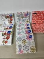 Kerst servietten. 3 soorten. 33/33cm, Ophalen, Nieuw