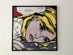 Zeefdruk Roy Lichtenstein, Ophalen
