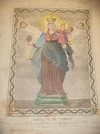 1828 Devotieprent Puglia IT. Maria Ssima del Carmine KARMEL, Ophalen of Verzenden