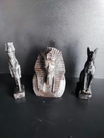 Egypte beeldjes uit albast tutankhamon kat, Enlèvement ou Envoi, Comme neuf