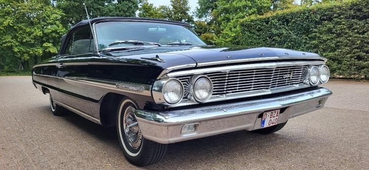 1964 Ford Galaxie 500 XL Cabrio, Auto's, Ford USA, Particulier, Overige modellen, Bluetooth, Lederen bekleding, Radio, USB, Benzine