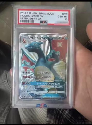  21) Charizard GX FA PSA 10 (2018 JP Ultra Shiny GX) beschikbaar voor biedingen