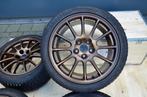 Originele Velgen 18" Mitsubishi Lancer Evo + Winterbanden, Ophalen, 18 inch, 245 mm, Velg(en)