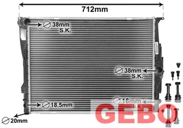 BMW E91 TOURING 2008 T/M 2012 Radiator Benzine 1711 7562 079 beschikbaar voor biedingen