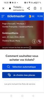 Goldmania mons 23 mars, Tickets & Billets, Concerts | Chanson française, Deux personnes, Autres types, Mars