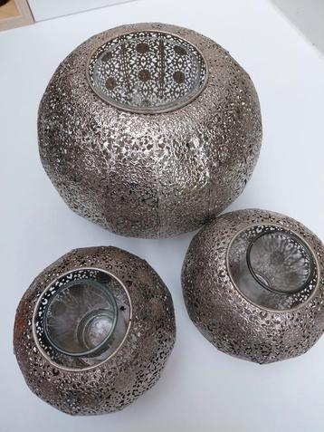 Sfeervolle windlichten kandelaars theelichthouders beschikbaar voor biedingen