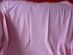 Roze flanellen bovenlaken voor een 2p bed, Overige typen, Ophalen of Verzenden, Roze, Zo goed als nieuw