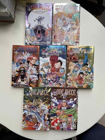 One piece lot de 7 tomes collectors édition limitée POSTER beschikbaar voor biedingen