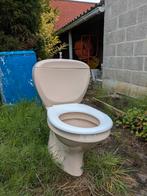 Retro toilet met bijpassende lavabo, Ophalen, Gebruikt, Toilet