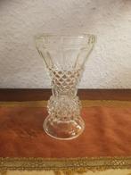 Glazen vaasje, Huis en Inrichting, Gebruikt, Wit, Ophalen of Verzenden, Glas