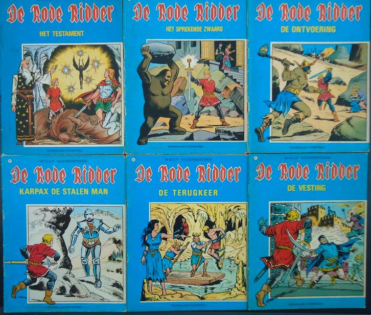 102 strips- De Rode Ridder , Boeken, Stripverhalen, Gelezen, Meerdere stripboeken, Ophalen