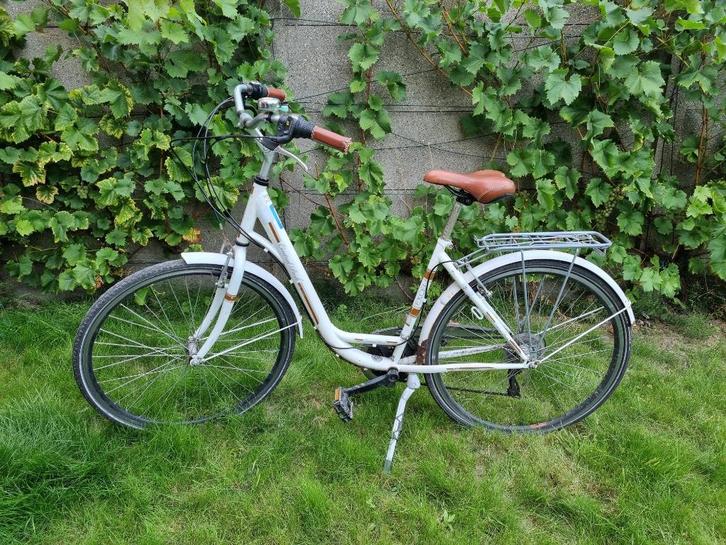 damesfiets, Fietsen en Brommers, Fietsen | Dames | Damesfietsen, Gebruikt, Overige merken, Versnellingen, 53 tot 56 cm, Ophalen
