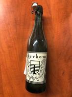 Oude bierfles Clerinx kerkuil en bie Naway, Verzamelen, Biermerken, Ophalen