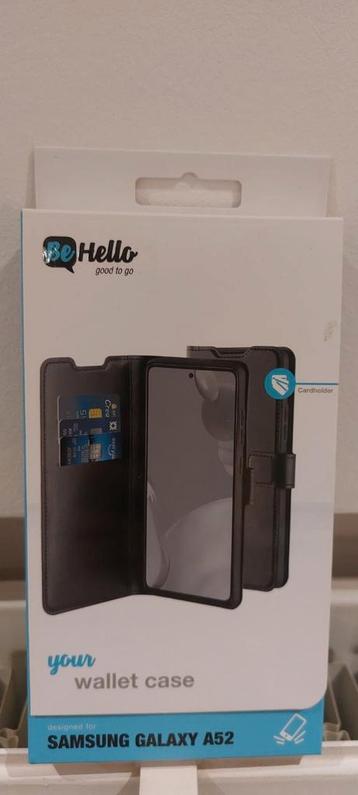 Samsung Galaxy A52 - wallet case hoesje/cover, Télécoms, Enlèvement ou Envoi, Neuf