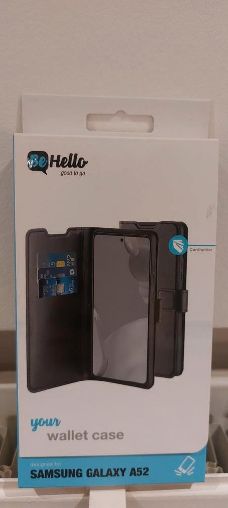 Samsung Galaxy A52 - wallet case hoesje/cover, Telecommunicatie, Mobiele telefoons | Hoesjes en Screenprotectors | Samsung, Nieuw