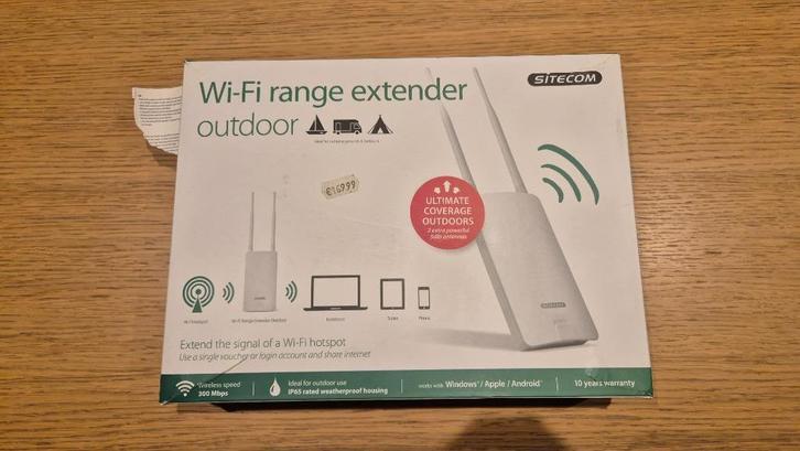 Outdoor wifi range extender, Informatique & Logiciels, Amplificateurs wifi, Comme neuf, Enlèvement ou Envoi