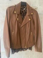 Camel lederen vestje marie mero maat 36 nieuw, Ophalen of Verzenden, Nieuw, Maat 36 (S), Bruin