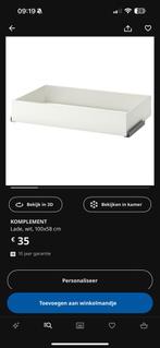 Ikea kleerkast 3x witte laden, Gebruikt, Ophalen