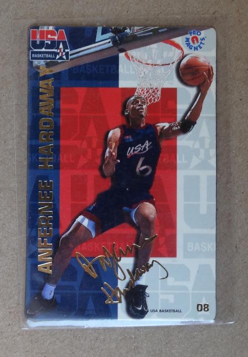 USA Basketball Pro Magnets "Penny" Hardaway #08 - 1994, Sport en Fitness, Basketbal, Zo goed als nieuw, Overige typen, Verzenden