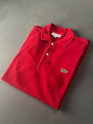Polo Lacoste rood maat XS beschikbaar voor biedingen
