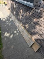 2 houten planken 4m04 op 21cm, Doe-het-zelf en Bouw, Ophalen, Zo goed als nieuw