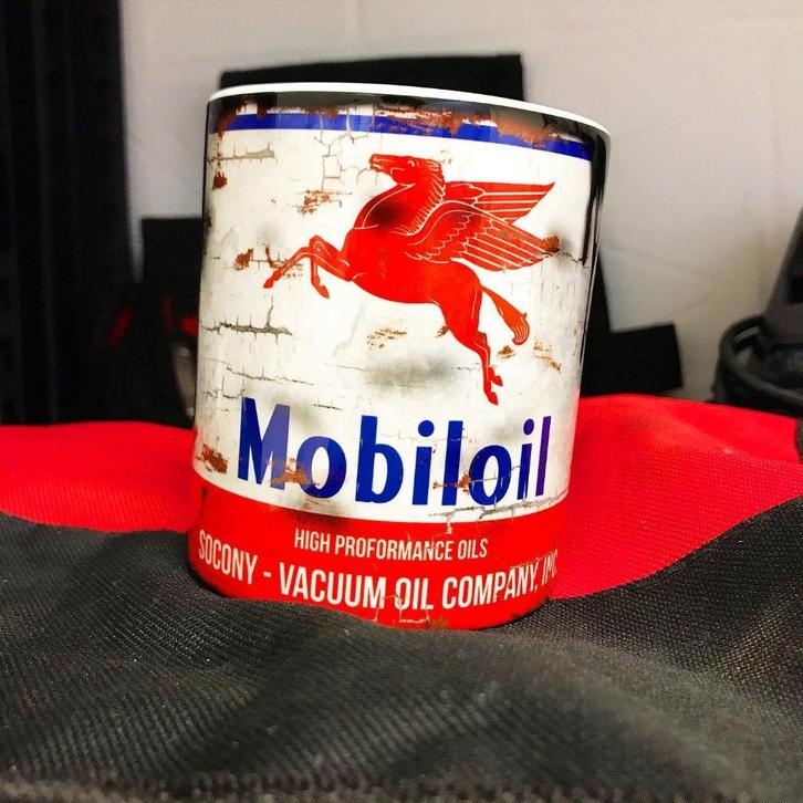 Mobiloil mok Vintage olie F1 Autosport NIEUW, Collections, Marques automobiles, Motos & Formules 1, Neuf, Motos, Enlèvement ou Envoi