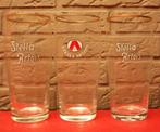 Stella Artois Glazen Van Eén Liter / Jaren 60 / 3 Exemplaren, Comme neuf, Enlèvement ou Envoi, Verre à bière