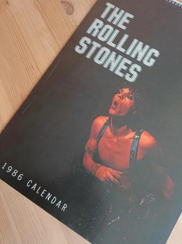 The Rolling Stones calendar officiel 1986